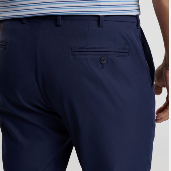 Peter Millar Men's Size 36x32 Navy Raleigh Performance Trouser MSRP $160 - Picture 2 of 9